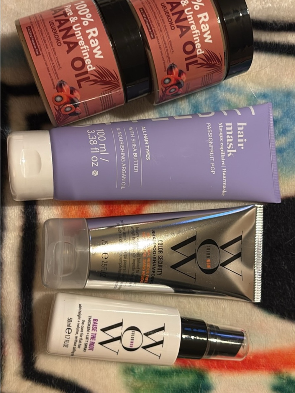 Color Security Shampoo & Passionfruit Pop Hair Mask Set — Purple